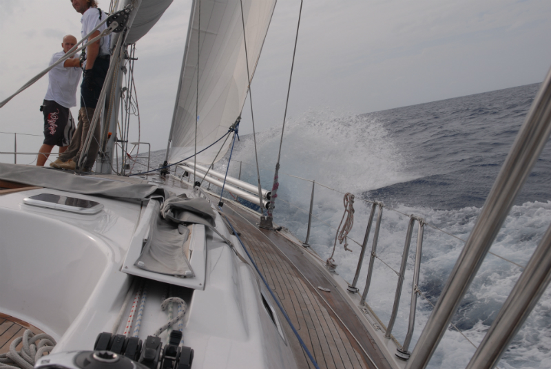 фал порвался