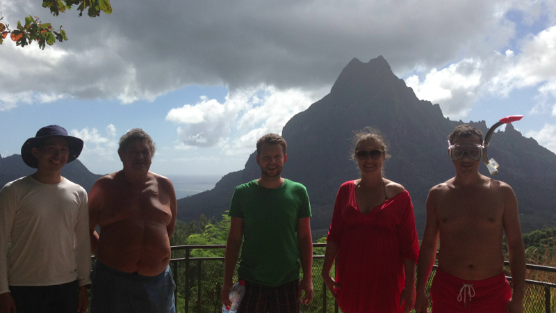 на острове Мореа