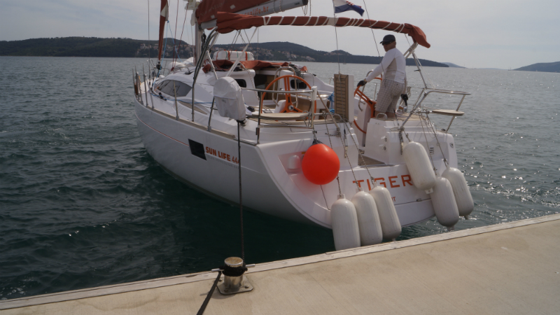 швартовка кормой