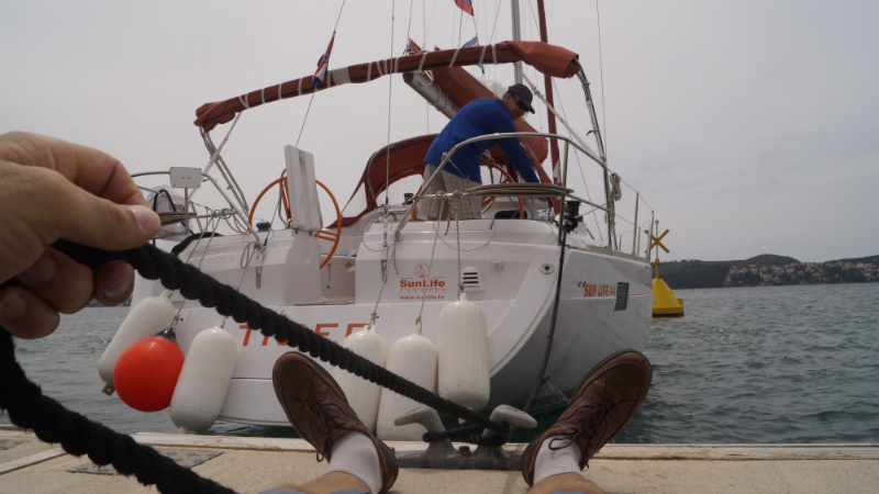 швартовка кормой