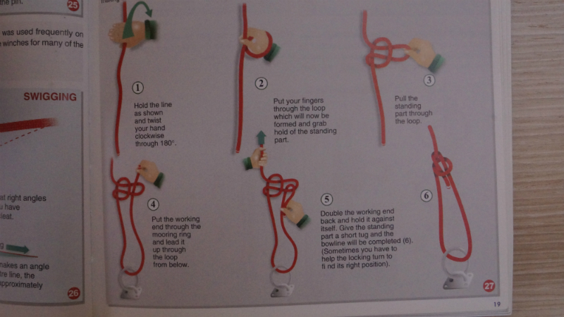 учимся вязать беседочный узел одной рукой