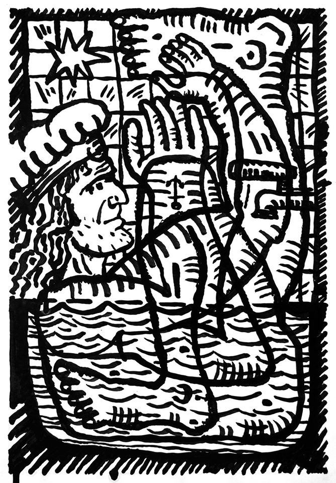 Моряк в ванне : Sailor in the bath - 2