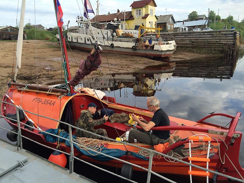 причал Пинеги