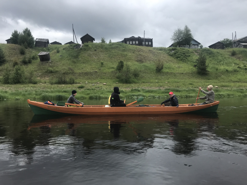 верховка на веслах