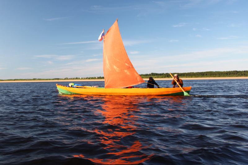 верховка под парусом