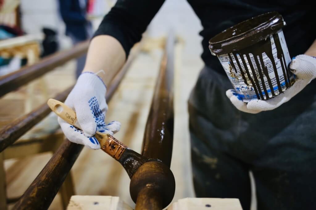 Покраска мачты