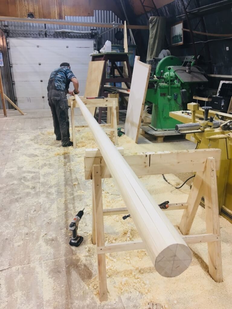 Изготовление мачты